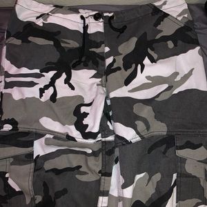 Camo cargo pants